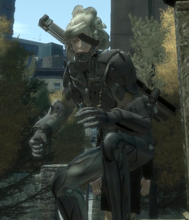 GTA San Andreas Raiden From Metal Gear Rising for Android Mod 