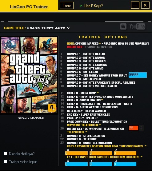 Download GTA V Trainer PS3 for GTA 5