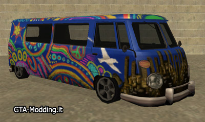 GTA San Andreas - Cadê o Game - Notícia - Tutoriais - Camper Modific?vel e  Hippie Paintjob na Transfender